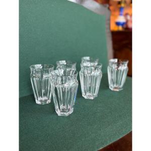 6 Large Baccarat Harcourt Goblets
