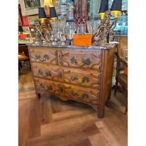 Small Parisian Chest Of Drawers, 18th Century