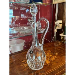Aiguière, Carafe, Saint Louis Bristol Model New With Box.