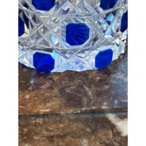 Baccarat Blue Sprinkler.