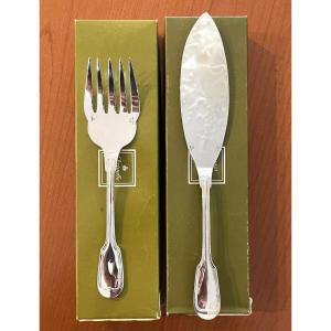 Christofle Chinon, Fish Serving Cutlery 