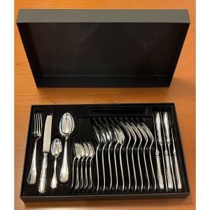Christofle Marly 24-piece Cutlery Set For 6 People, New Condition 