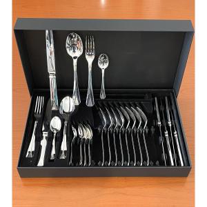 Christofle Atlantide, 24-piece Flatware Set For 6 People 