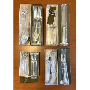 Christofle Aria, 48-piece Flatware Set In Blister Pack 