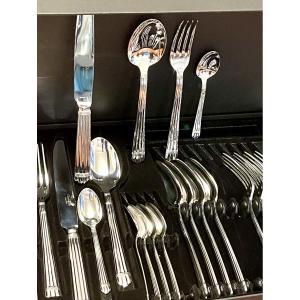 Christofle Aria Ménagère 24 Pieces 6 Pers Mint Condition
