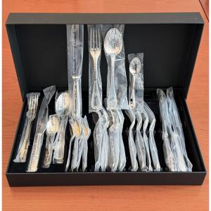 Christofle 24-piece Pearl Household Set In Blister Pack