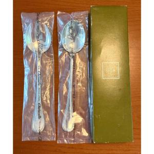 Christofle Malmaison Salad Servers