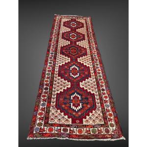 Persian Hallway Rug In Flamboyant Colors