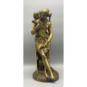 Indian Huntress By Charles Cumberworth