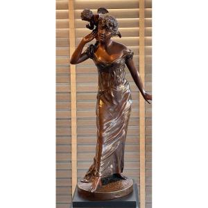 Bronze Sculpture XIX Century Er. Bisson