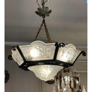 Magnificent Art Deco Period Chandelier
