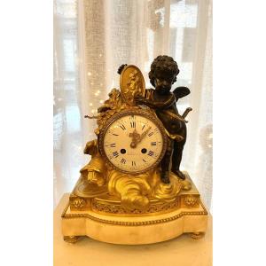 Louis XVI Style Clock Eugène Bazart Paris