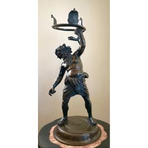 "silene" Bronze Sculpture 19th Century