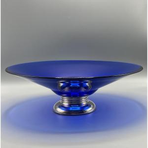 Art Deco Style Crystal And Silver Cup