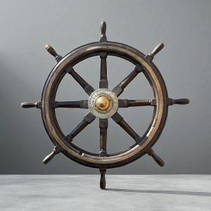 Ship's Rudder Wheel