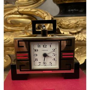 Cartier Desk Clock In Perfect Condition 