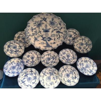 Série d'Assiette En Porcelaine Allemande