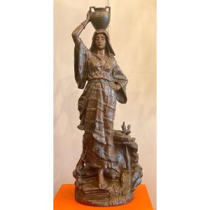 Bronze Sculpture XIX Century "the Water Carrier"