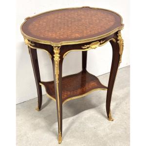 François Linke (1895–1910) Side Table Signed