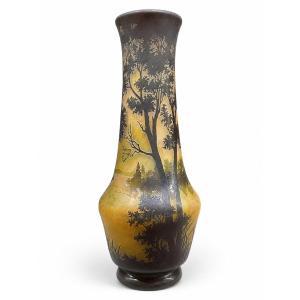Large Daum Nancy Art Nouveau Vase 53 Cm