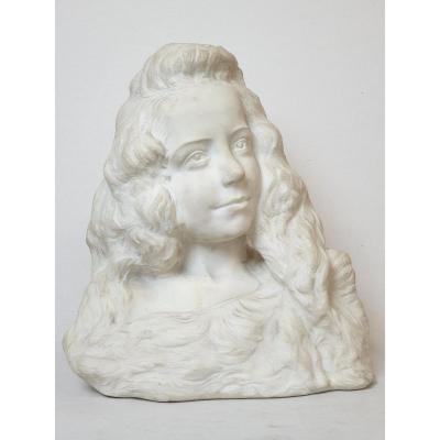 Marble Busts A. De Cuyper Art Nouveau 1916