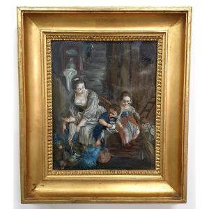 19th Century Living Room Glass Table