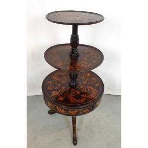 18th Century Rosewood Marquetry Shelf
