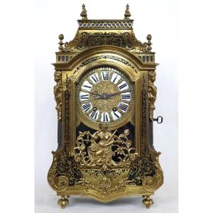 Pendule Religieuse En Boulle Marqueterie Louis XIV Style