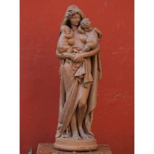 Albert-ernest Carrier-belleuse 1824-1887, Charity.