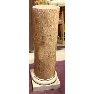 Pink Breccia Marble Column