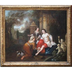 Hendrik Carre 1656-1721, Bathsheba At The Bath 1698