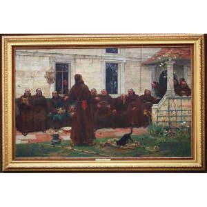 Walter Dendy Sadler 1854-1923 "assembly Of Monks