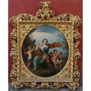 Pierre Mignard (1612-1695), Follower Of, "hope" In An Exceptional Italian Setting.