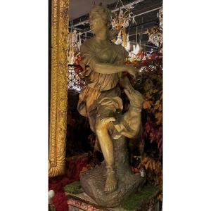 Gene Italian School Early 19th Century, Diane Huntress And Her Dog, Terracotta Proof 