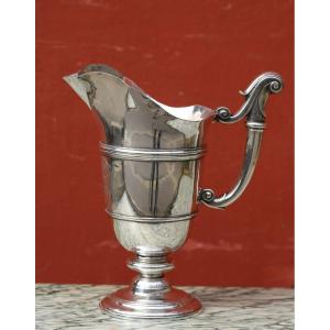 France XVIII, Hanap In Silver-plated Metal, Engraved With Large Coat Of Arms Under Ducal Crown