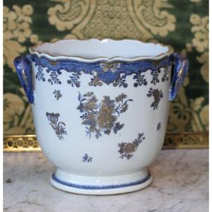18th Century Cooler, Made Of Chinese Porcelain From The East India Company