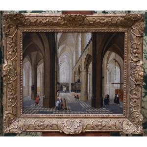 Christian Stocklin 1741-1795, Interior Of A Church In Flanders.