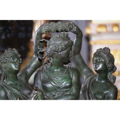 After Canova "the Three Graces"