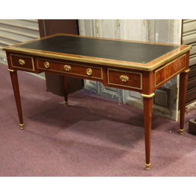 Bureau Louis XVI Style Signed Durand