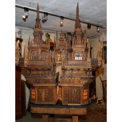 Model Of Imaginary Monument, Work Popular Art Circa 1880