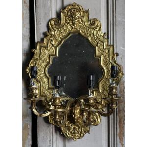 Pair Of Regency Style Sconces, Circa 1880