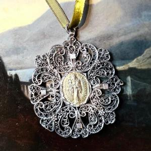 Filigree Silver Pendant, 17th Century