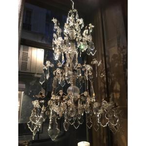 Chandelier With Daggers And Tassels, Circa 1800