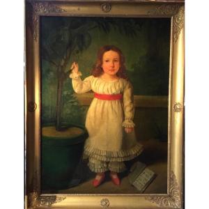 Portrait Of A Girl, 19th Century