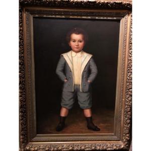 Portrait Of A Cheeky Little Boy