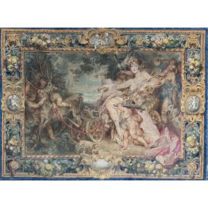 Painting By Mattia Traverso "diana And Her Entourage"