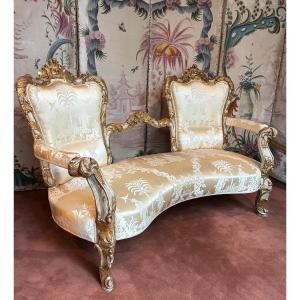 18th-century Venetian Bench Seat