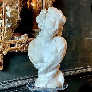 Marble Bust, 19th Century