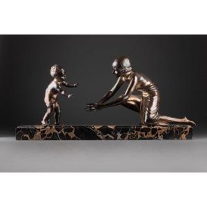 Bronze Art Déco  Signé A.Gory