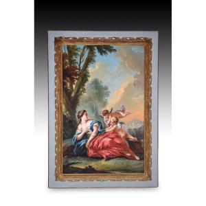 Allegory Of Venus And Cupids. Oil On Canvas. Circle Of Boucher, François.
